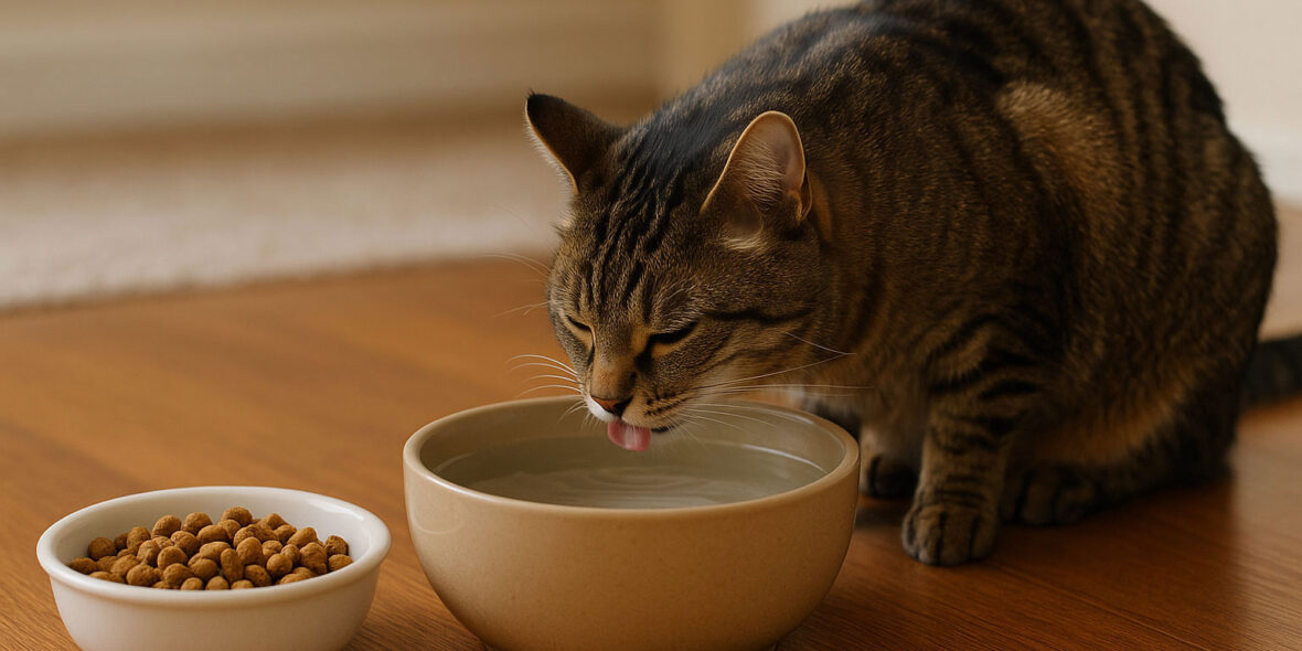 Katze Napf